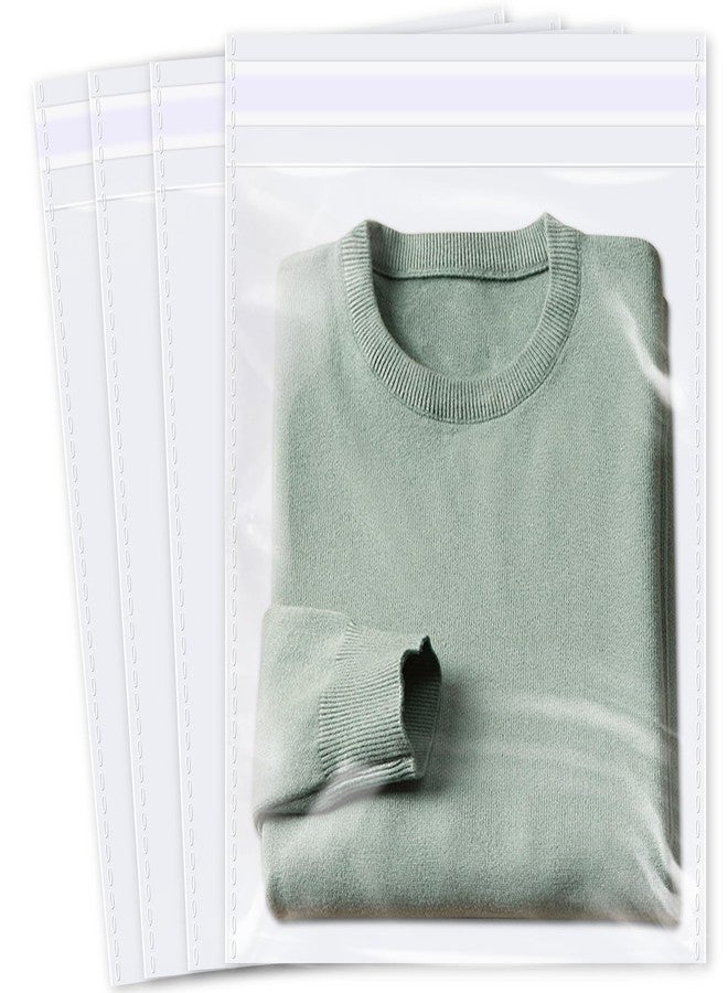 iMailer - 100 Pcs -12" x 18" Clear Plastic Cellophane Bags-Resealable Self Sealing Cello Poly Bags for Prints, Photos, Documents, Clothing, T-Shirt - Image 1